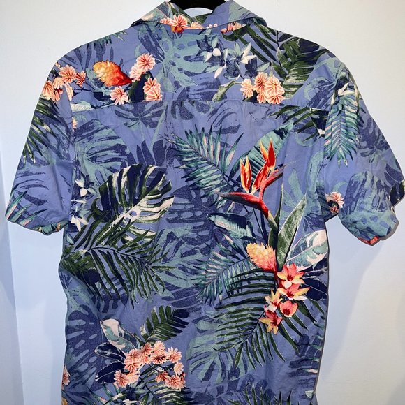 Tropical Print Button up - Picture 2 of 5